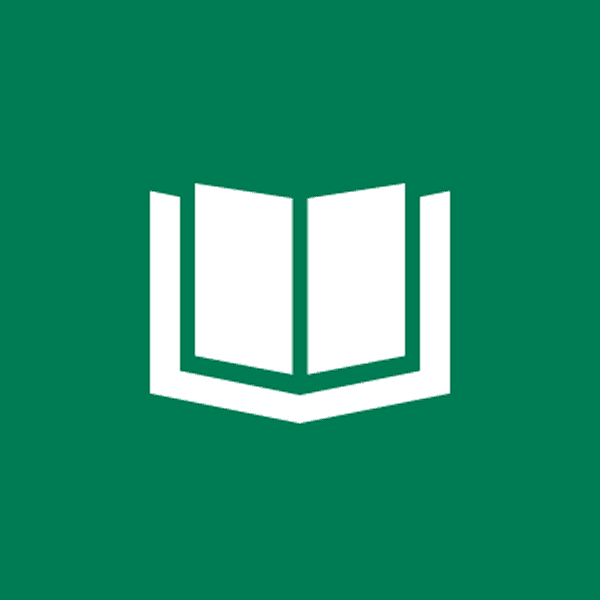 An icon of an open book.